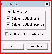 Alexion CRM - Quicknote popup