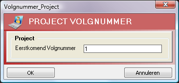Eerstkomend volgnummer.