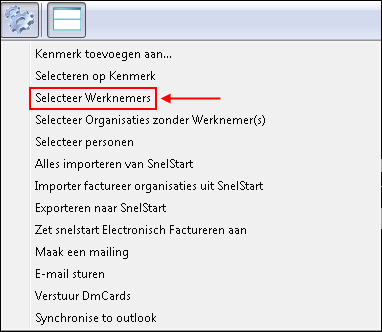 Verzameling - Selecteer Werknemers.