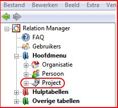 Project aanmaken