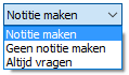 Notitie keuzes