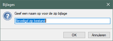 Beveiligde bijlage een naam geven