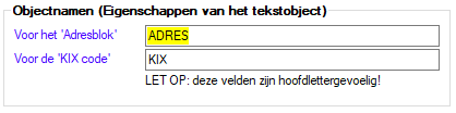 De naam van het samenvoegveld in Alexion CRM