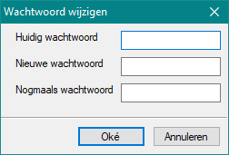 Alexion CRM - Wachtwoord wijzigen