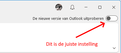 Alexion CRM - Outlook Classic blijven gebruiken