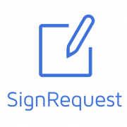 SignRequest logo en tekst
